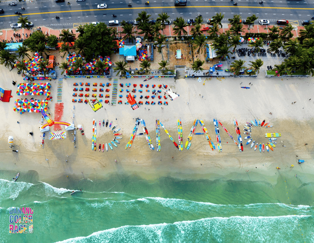 Chợ Cá Gỗ có không gian mở hướng biển với những trải nghiệm nghệ thuật mới mẻ (Nguồn: DA NANG COLOR RACE)